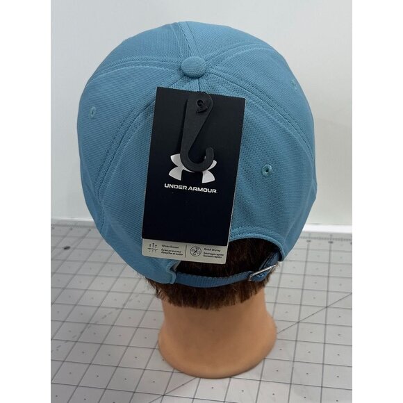 Under Armour Womens Blitzing Adjustable Hat Still Water Blue OSFM NEW~~~ - Picture 4 of 8